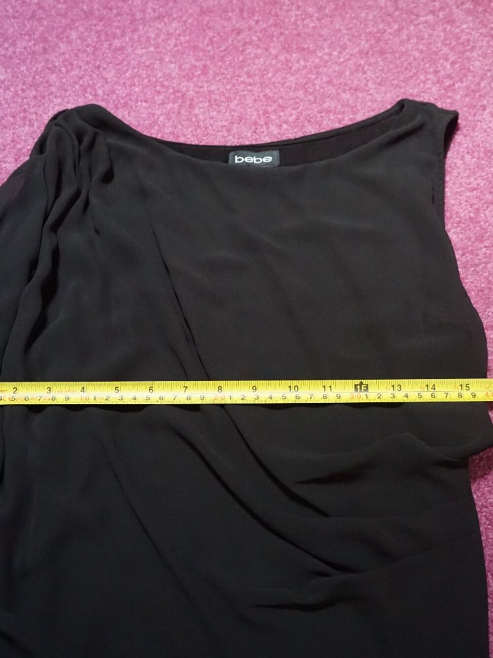 Bebe black formal mini dress  Size M - Picture 2 of 5